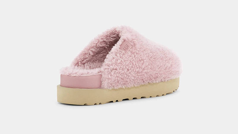 UGG Fuzz Sugar Slide Pink back