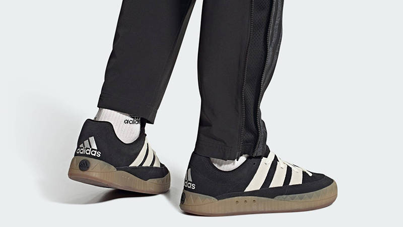 adidas Adimatic Black Gum on foot