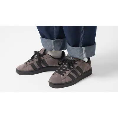 adidas Campus 00s Charcoal Black IF8770 on feet