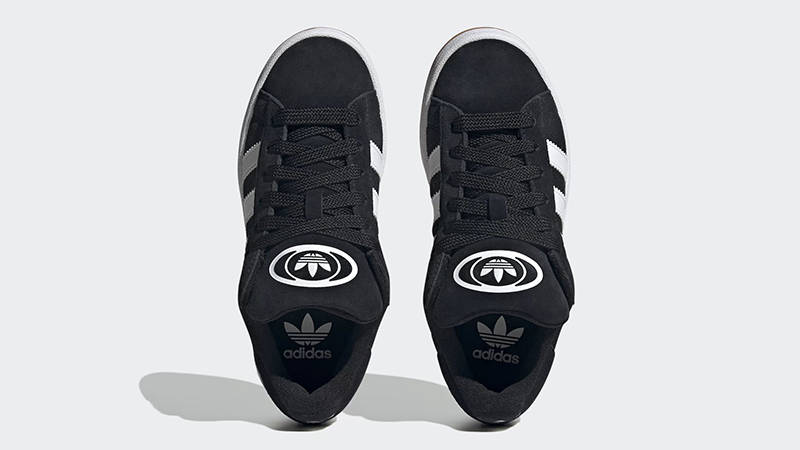 adidas Campus 00s GS Black White Gum HQ6638 Top