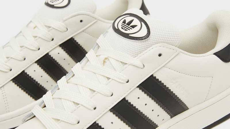 adidas Campus 00s White Black Closeup