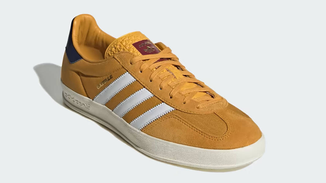 adidas Gazelle Indoor Preloved Yellow White IE0540 Side