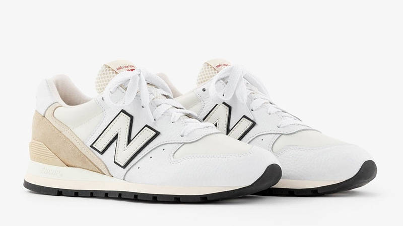 Aimé Leon Dore x New Balance 996 White front