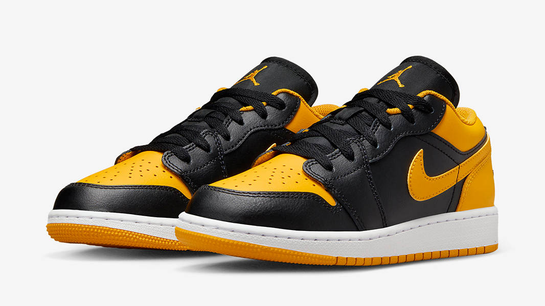 Air Jordan 1 Low GS Yellow Ochre 553560-072 Top