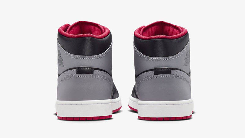 Air Jordan 1 Mid Black Cement back