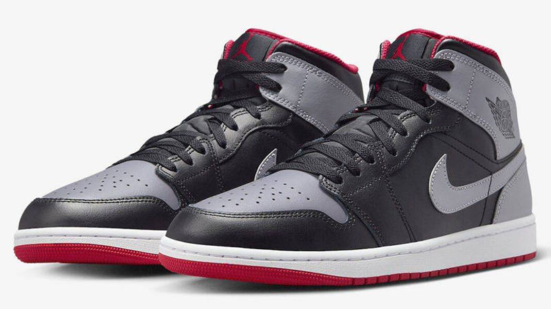 Air Jordan 1 Mid Black Cement front