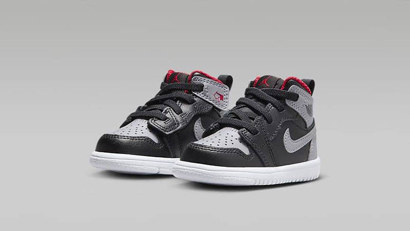 Air Jordan 1 Mid Toddler Black Cement front