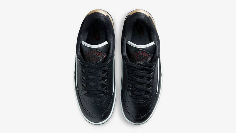 Air Jordan 2 Low Black Varsity Red DX4401-001 Top