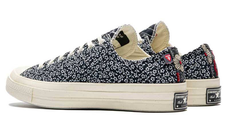 Beyond Retro x Converse Chuck 70 Low Upcycled Floral Back
