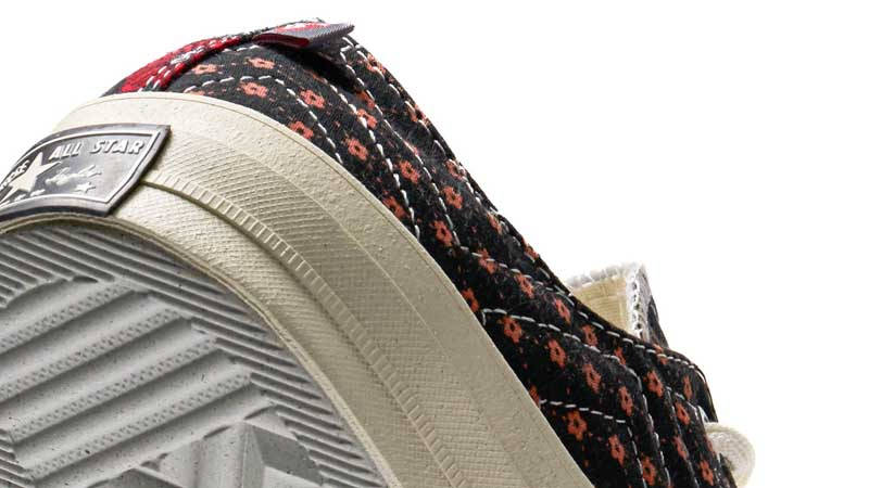 Beyond Retro x Converse Chuck 70 Low Upcycled Floral Closeup