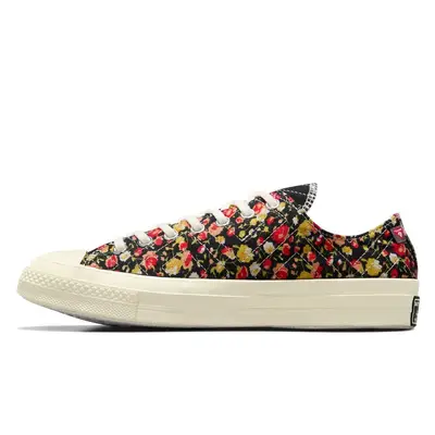 Teniși CONVERSE Ctas X Nike Flyknit Ox 157593C Casino Team Red White Chuck 70 Low Upcycled Floral