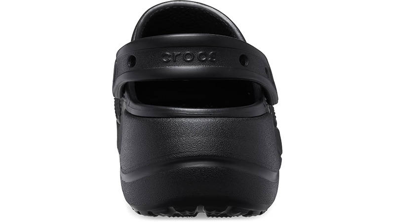Crocs Baya Platform Clog Black Feature back