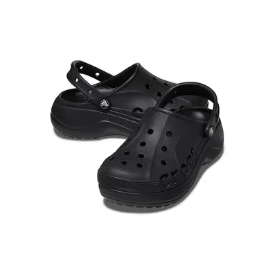 Crocs Baya Platform Clog Black | Where To Buy | 208186-001 | The Sole ...