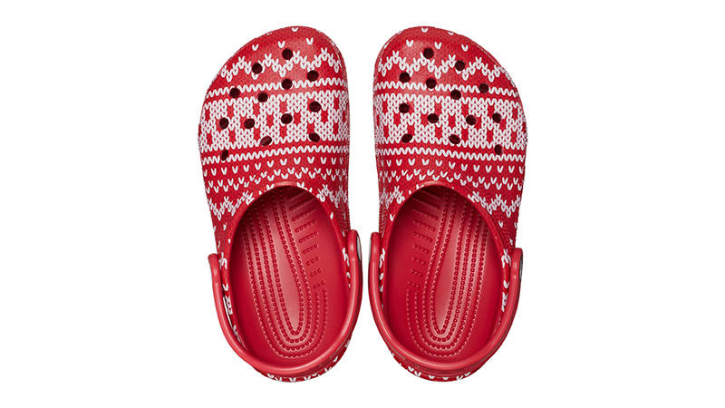 Crocs Classic Clog Holiday Sweater GS Multi 209221-90H Top