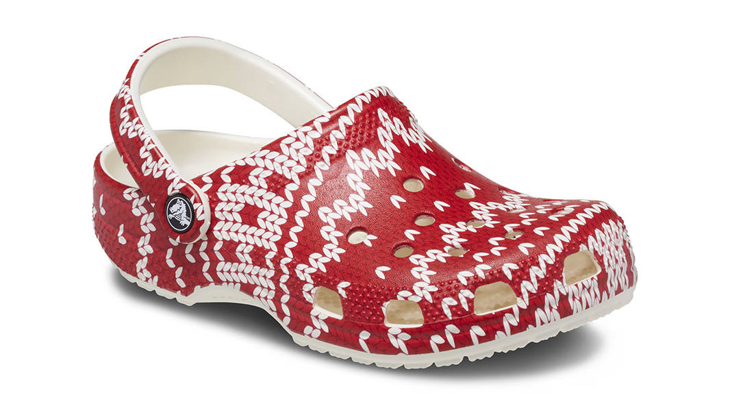 Crocs Classic Clog Holiday Sweater Multi 209237-90H Side