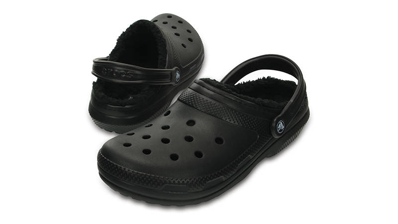 Crocs Classic Clog Lined Black 203591-060 Front