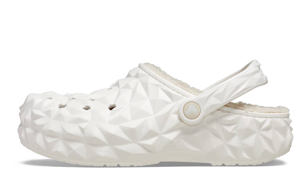 Lined white outlet crocs