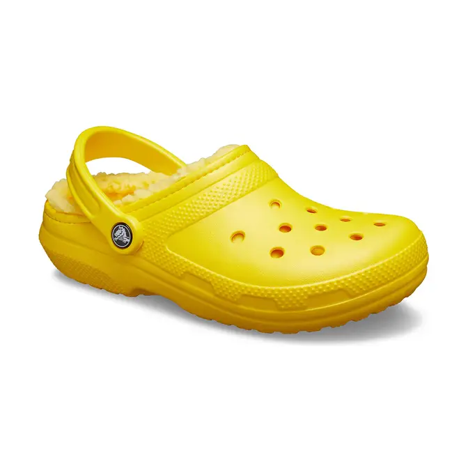 Crocs Classic Clog Lined Lemon 203591-7A9 Side