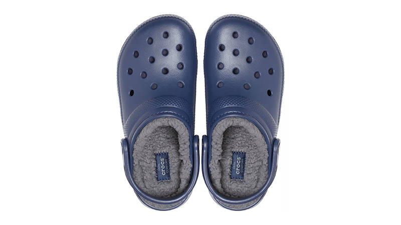 Crocs Classic Clog Lined Navy Charcoal 203591-459 Top