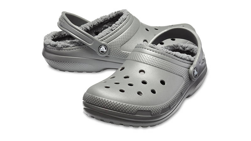 Crocs Classic Clog Lined Slate Grey Smoke 203591-0EX Front