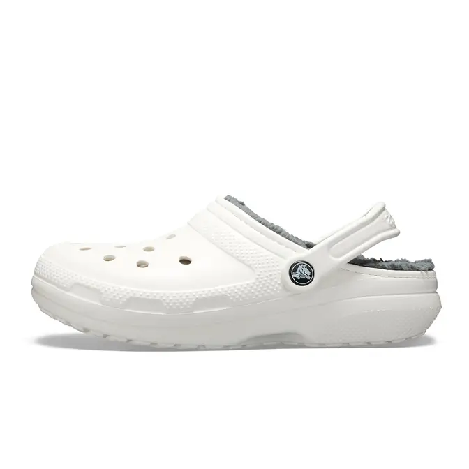 Crocs Classic Clog Lined White Grey | Where To Buy | 203591-10M | The ...