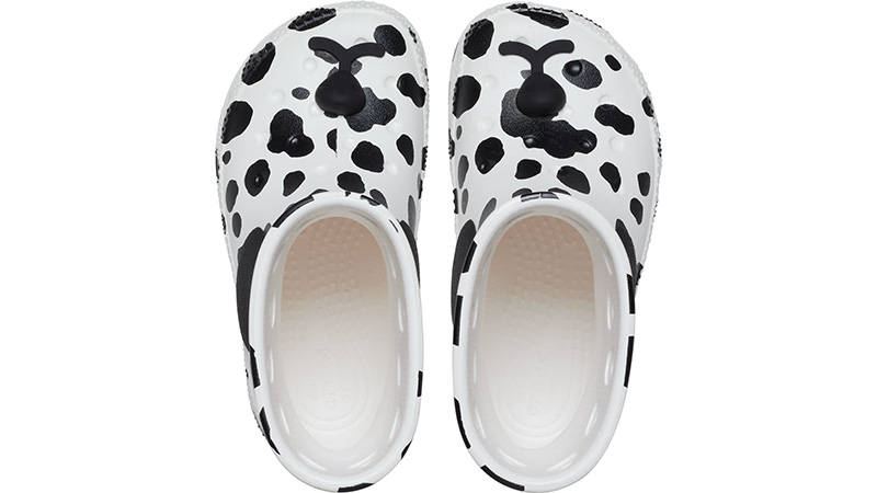 Crocs Classic I am Dalmatian Boot Feature from top