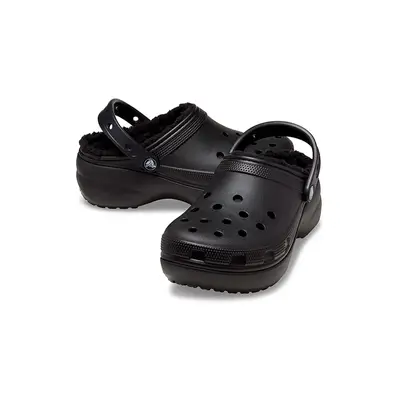 Crocs Classic Platform Lined Clog Black | Where To Buy | 207938-001 ...