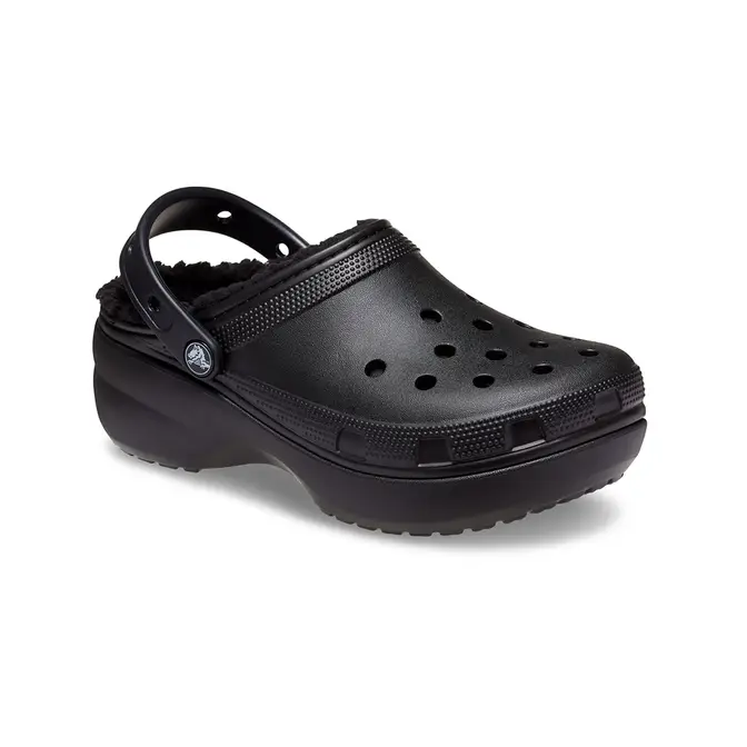 Crocs Classic Platform Lined Clog Black | Where To Buy | 207938-001 ...