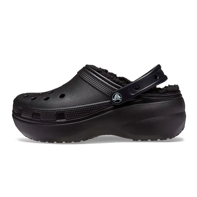 Crocs Classic Platform Lined Clog Black | Where To Buy | 207938-001 ...
