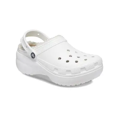 Crocs Classic Platform Lined Clog White | Where To Buy | 207938-100 ...