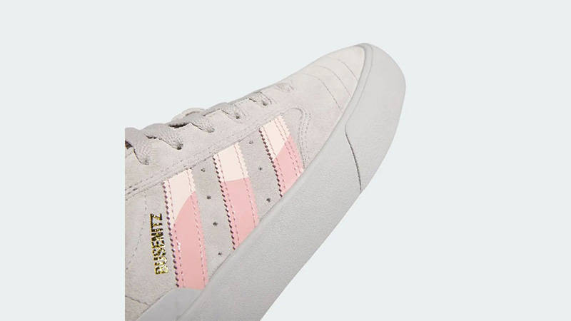Dime x adidas Busenitz Vulc 2 Clear Granite toe area