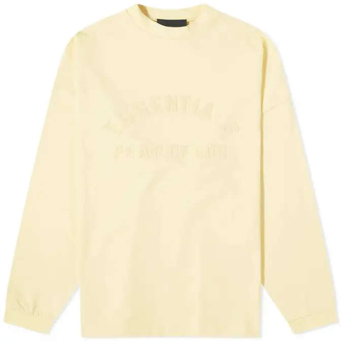 Fear of God ESSENTIALS Spring Long Sleeve Printed T-Shirt | Where ...