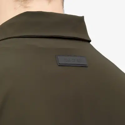 Arrows-motif biker jacket Spring Nylon Card Coat Ink Logo Tag