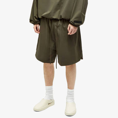 Fear of God ESSENTIALS Spring Nylon Card Coat Spring Nylon Relaxed Shorts