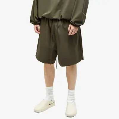 Man Sweatshirt Cargo Tracksuit Spring Nylon Relaxed Shorts Ink Front