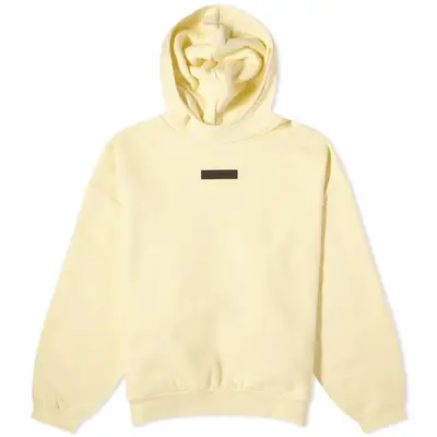 Fear of God ESSENTIALS Spring Tab Detail Hoodie Garden Yellow Feature
