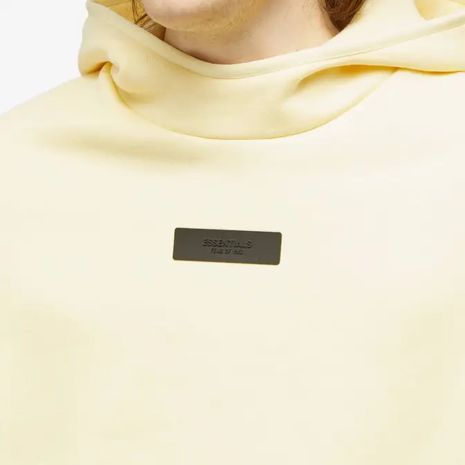 UNRAVEL PROJECT LAX open-back T-shirt Spring Tab Detail Hoodie Garden Yellow Logo Tag