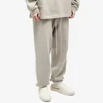 Fear of God ESSENTIALS Spring Tab Detail Sweat Pants Dark Heather Oatmeal Front