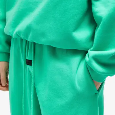 Smerf-print swim shorts Spring Tab Detail Sweat Pants Mint Leaf Front Closeup