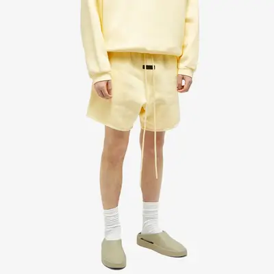 Fear of God ESSENTIALS Spring Tab Detail Sweat Shorts | Where To Buy ...