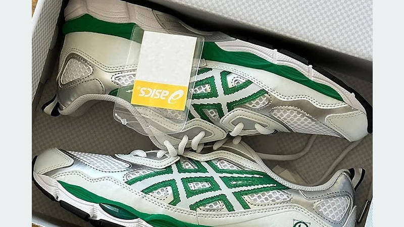 HIDDEN x ASICS GEL-NYC Green White in box