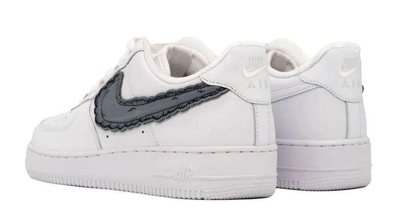 KAWS x Sky High Farm x Nike Cloud Force 1 White Back