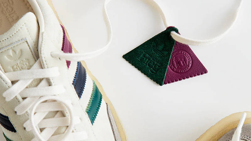 KITH x Clarks x adidas Samba Collegiate Green Detail