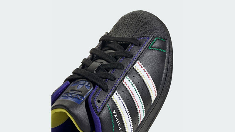 BLACK ファッション [アディダス] スーパースター × クセニア