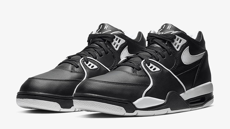 Nike Air Flight 89 Black White front