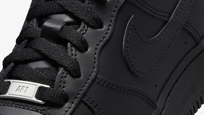 Nike Air Force 1 Low PS-GS Triple Black FV5951-001 Detail