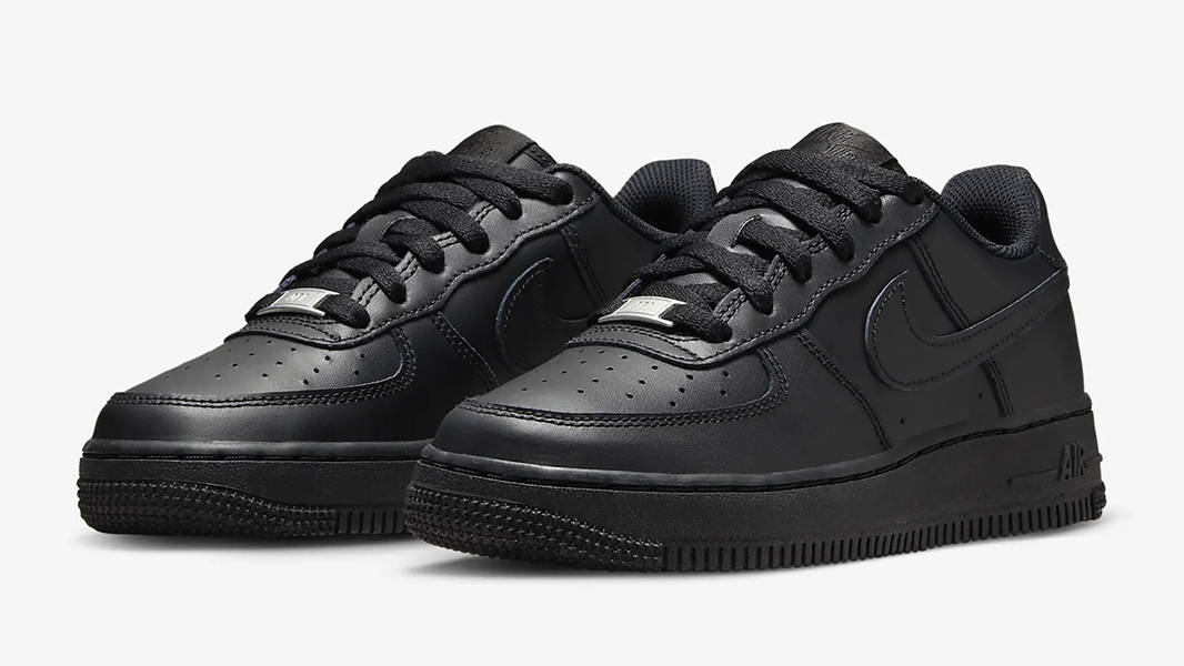 Nike Air Force 1 Low PS-GS Triple Black FV5951-001 Side