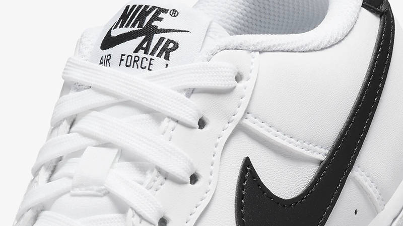 Nike Air Force 1 Low PS-GS White Black FV5948-101 Detail