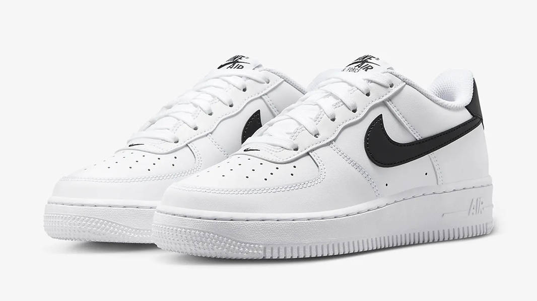 Nike Air Force 1 Low PS-GS White Black FV5948-101 Side