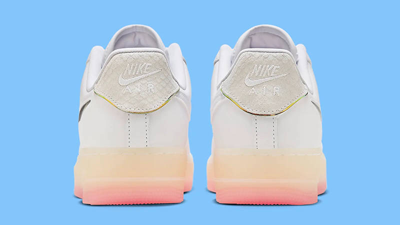 Nike Air Force 1 Low Year Of The Dragon Iridescent White Back